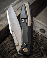 Null Knives Raikou Black PVD Belt Satin