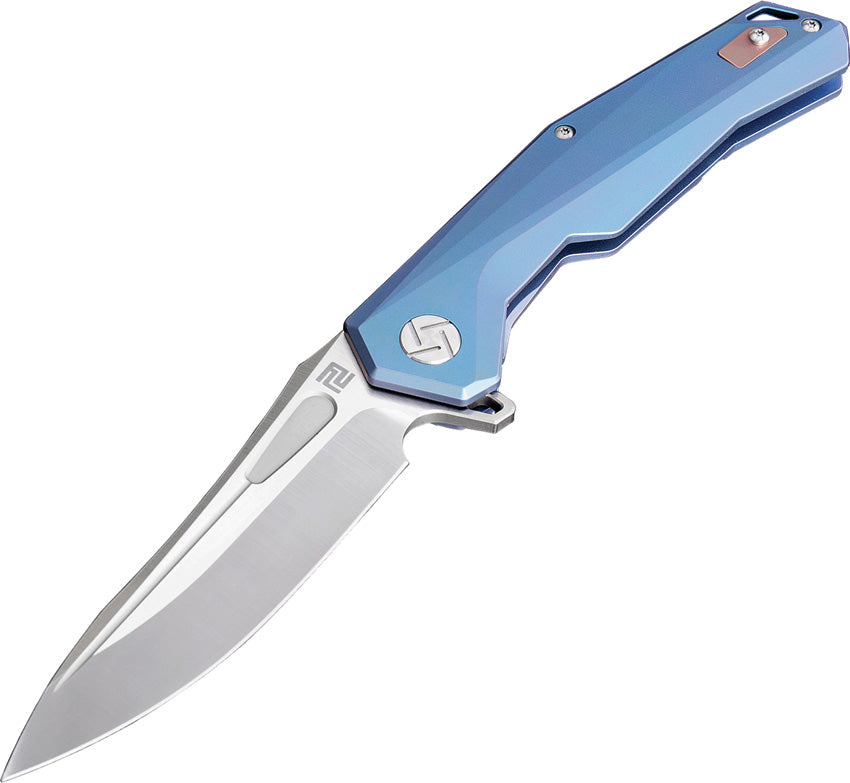 Artisan Zumwalt Framelock Blue S35VN