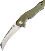 Artisan Eagle Linerlock Green D2