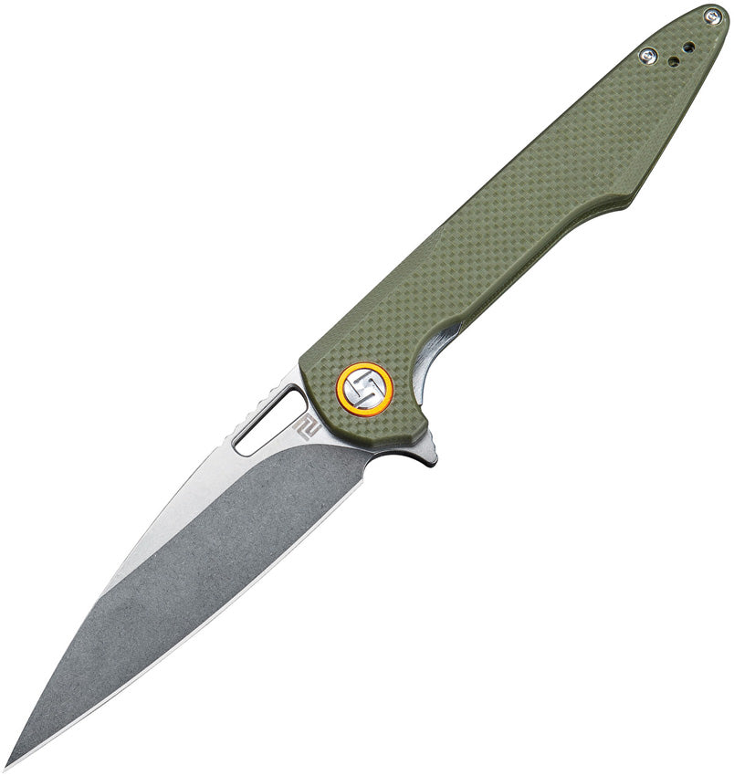 Artisan Small Archaeo Linerlock Green