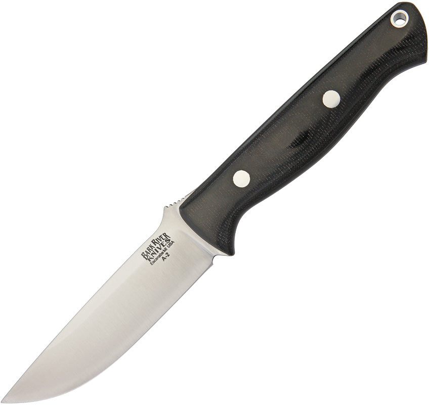 Bark River Gunny Black Canvas Micarta