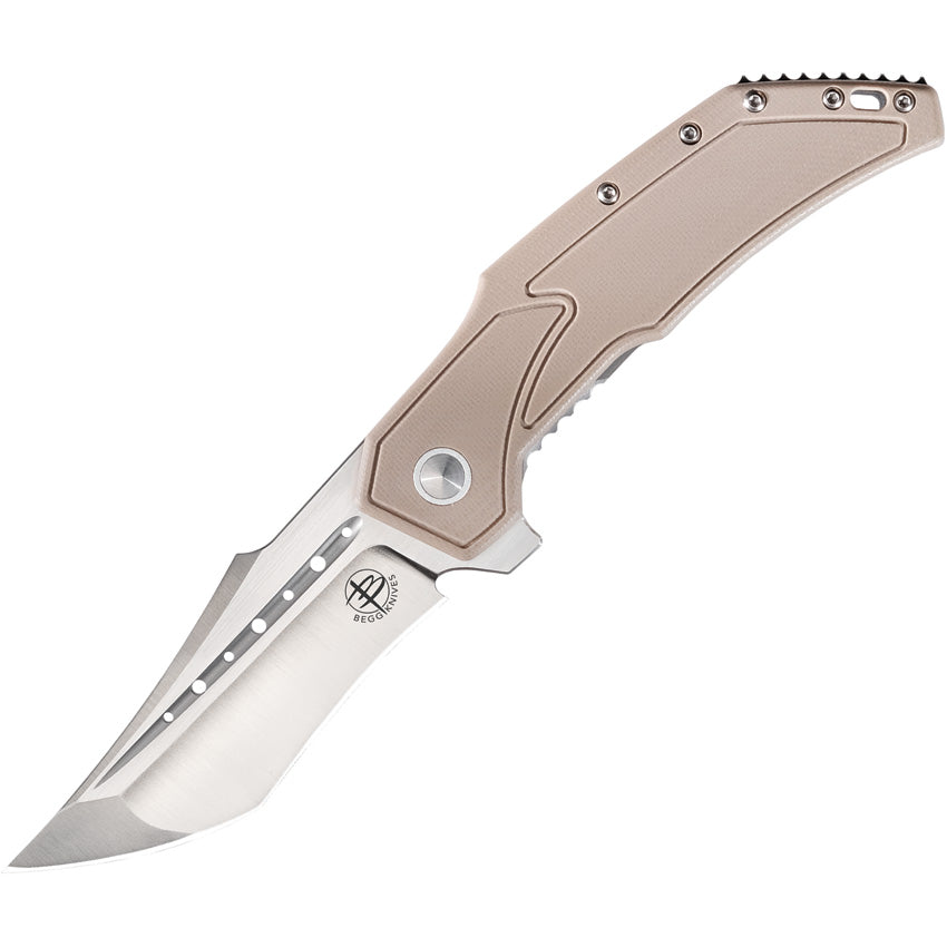 Begg Knives Astio Framelock Tan