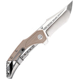 Begg Knives Astio Framelock Tan