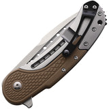 Begg Knives Bodega Framelock Tan