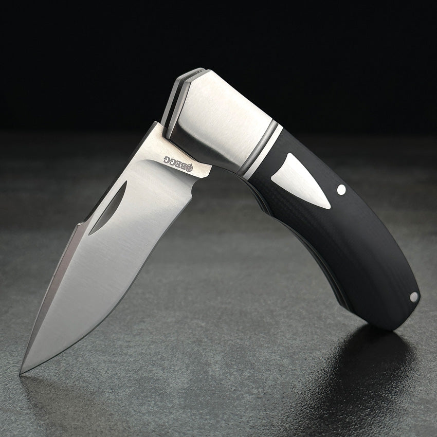 Begg Knives Recurve Slip Joint Black G10