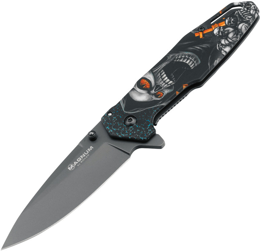 Boker Magnum Screaming Skull Framelock