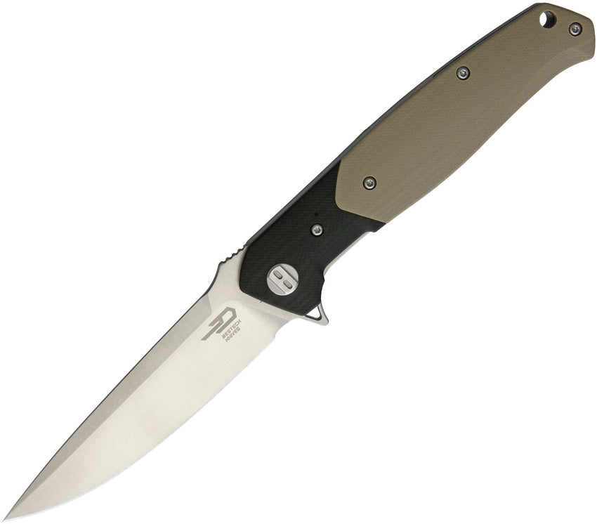 Bestech Knives Swordfish G10 Linerlock Beige