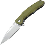 Bestech Knives Warwolf G10 Linerlock Green