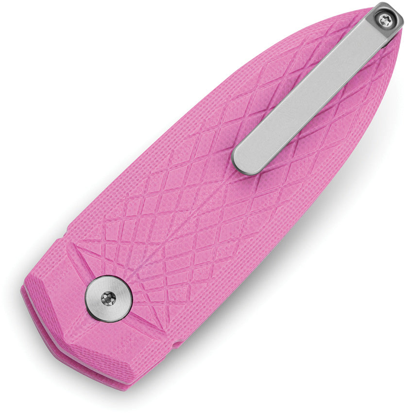 Bestech Knives Ququ Button Lock G10 Pink