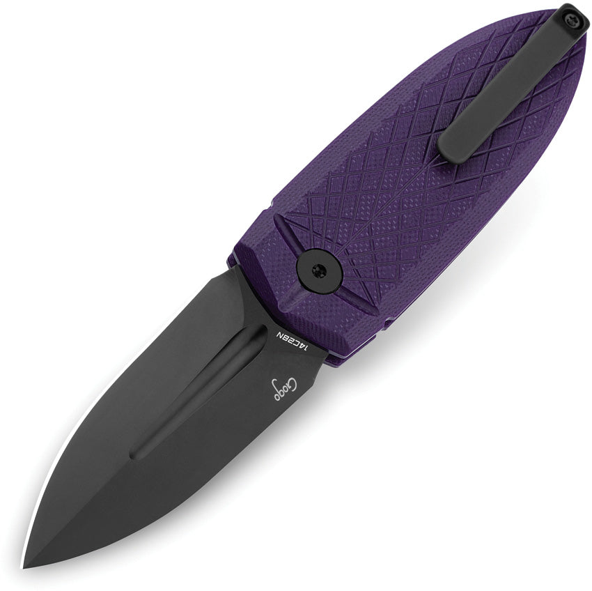 Bestech Knives Ququ Button Lock G10 Purple