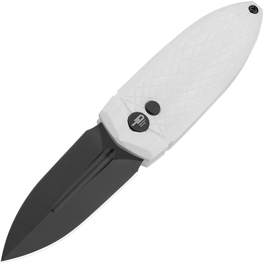 Bestech Knives Ququ Button Lock G10 White