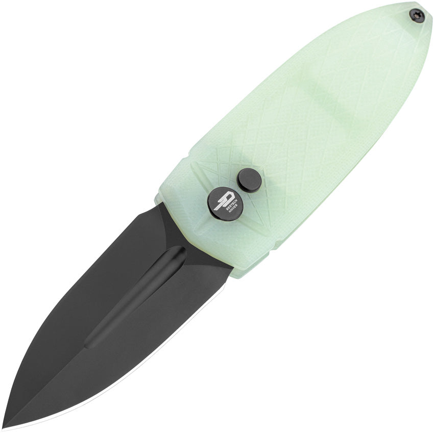 Bestech Knives Ququ Button Lock G10 Jade