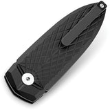 Bestech Knives Ququ Button Lock Al Black