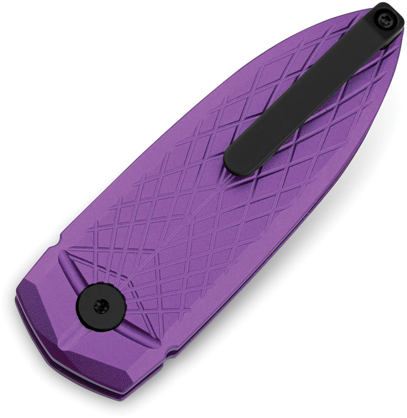 Bestech Knives Ququ Button Lock Al Purple