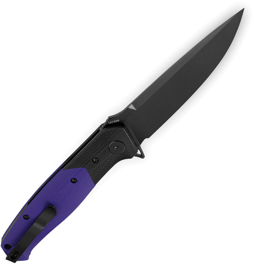 Bestech Knives Swordfish Buttonlock Purple