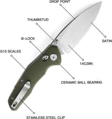 Bestech Knives Ronan B-Lock OD