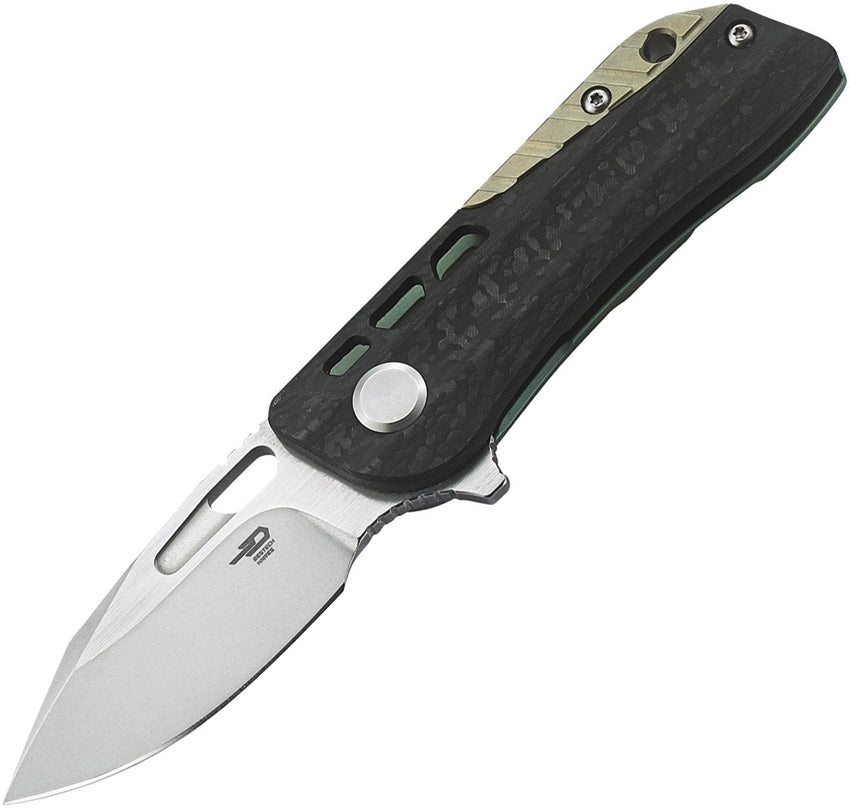 Bestech Knives Engine Framelock Green