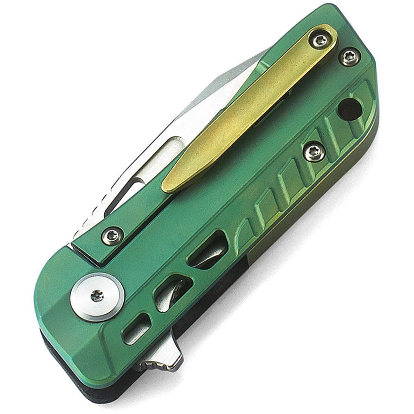 Bestech Knives Engine Framelock Green