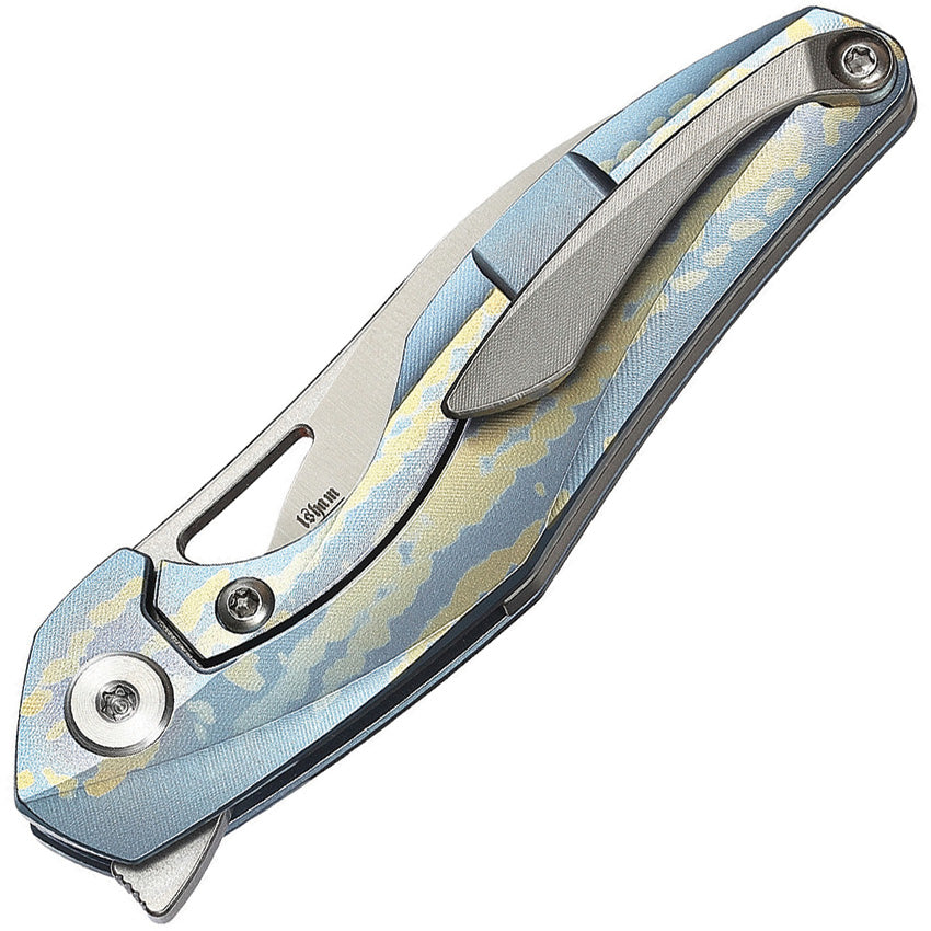 Bestech Knives The Reticulan Framelock Blue