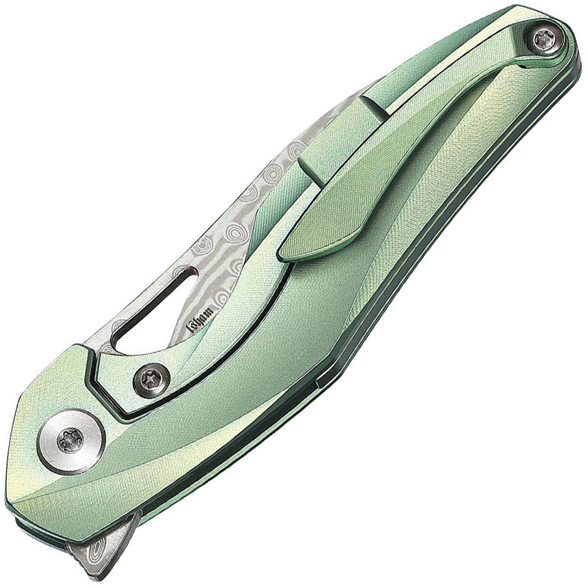 Bestech Knives The Reticulan Framelock Green