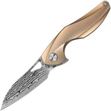 Bestech Knives The Reticulan Framelock Gold