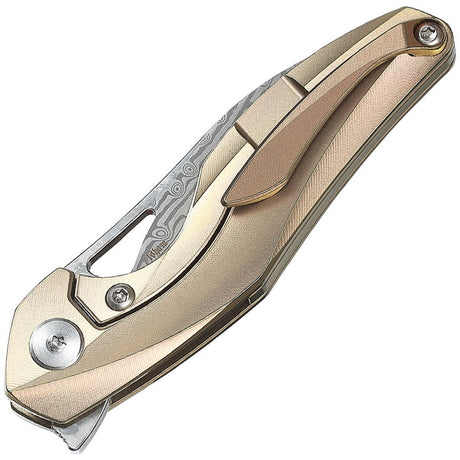 Bestech Knives The Reticulan Framelock Gold