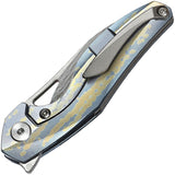 Bestech Knives The Reticulan Framelock Blue