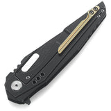 Bestech Knives Malware Framelock CF Black