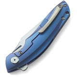 Bestech Knives Ghost Framelock Ti Blue