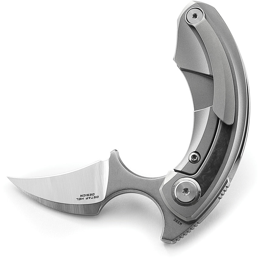 Bestech Knives Strelit Framelock Gray/CF