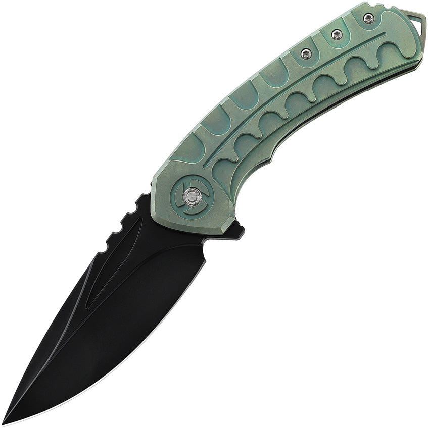 Bestech Knives Buwaya Framelock Retro Green