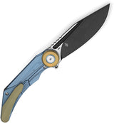 Bestech Knives Seraph Framelock Ti Blue