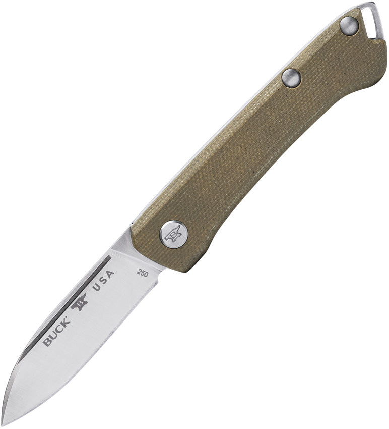 Buck Saunter Folder DP Micarta