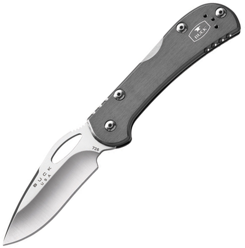 Buck Mini SpitFire Lockback Gray