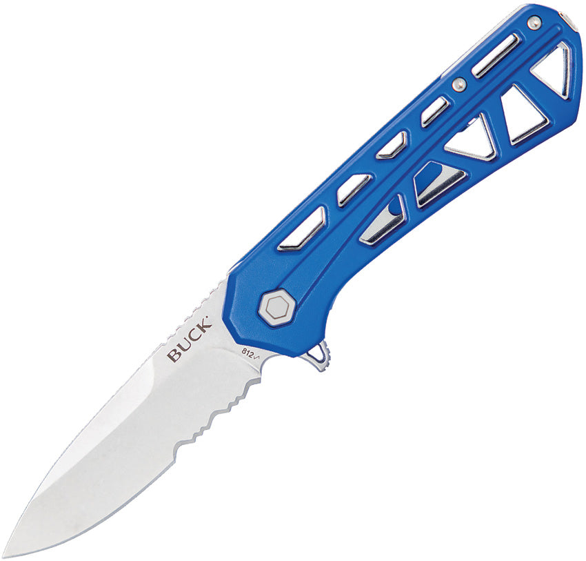 Buck Trace Linerlock Blue