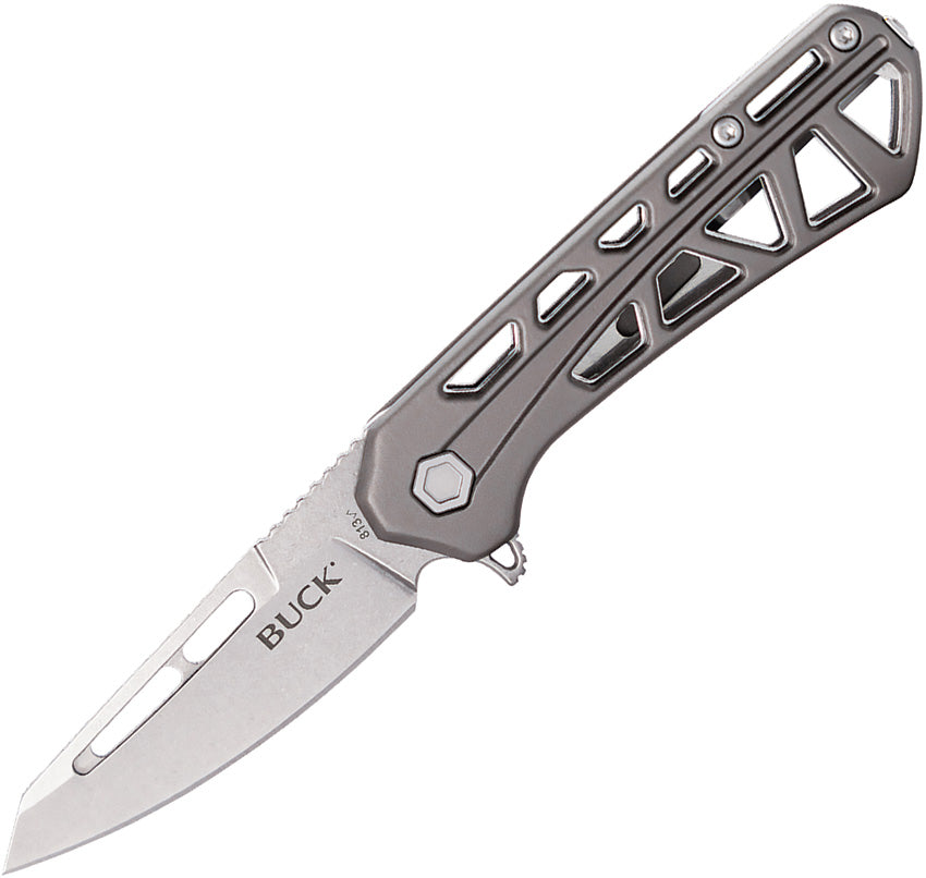 Buck Mini Trace Ops Linerlock Gray