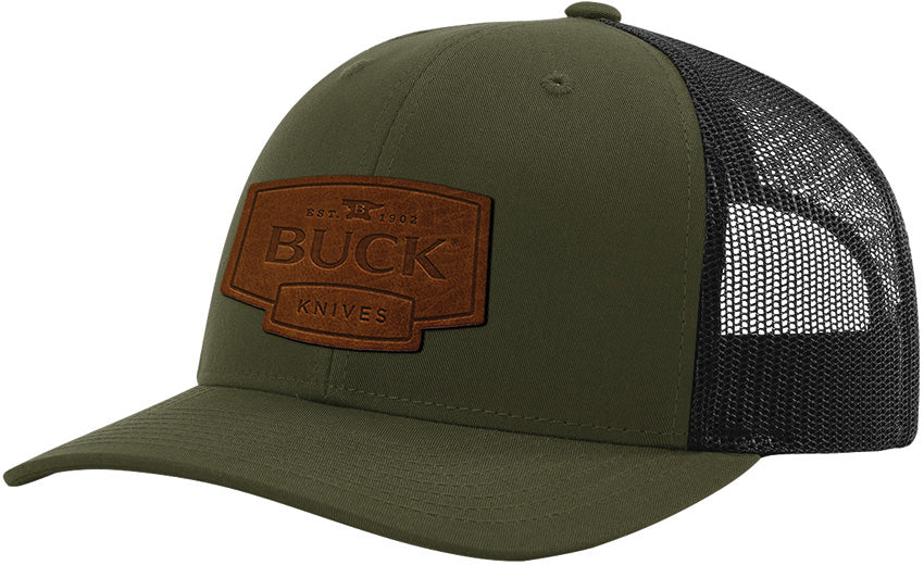 Buck Leather Logo Patch Cap