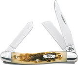 Case Cutlery Stockman Amber Bone