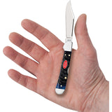 Case Cutlery Mini Copperlock Navy Bone