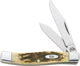 Case Cutlery Small Texas Jack Amber Bone