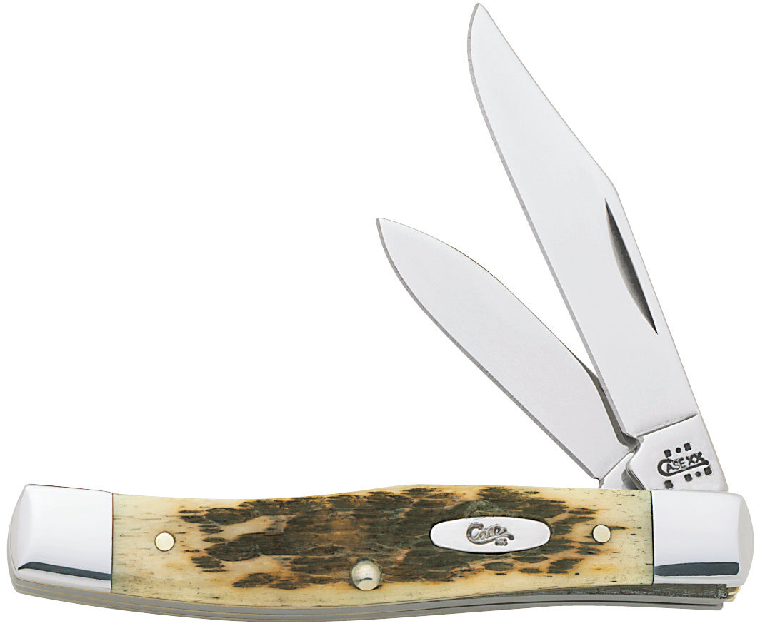 Case Cutlery Small Texas Jack Amber Bone