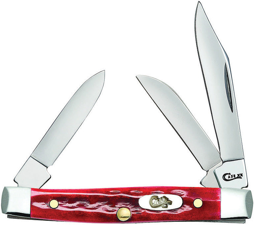 Case Cutlery Sm Stockman PW Red Bone