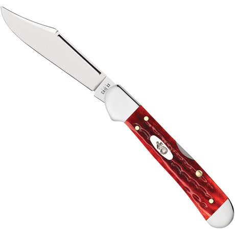 Case Cutlery Mini Copperlock Red Pkt Worn