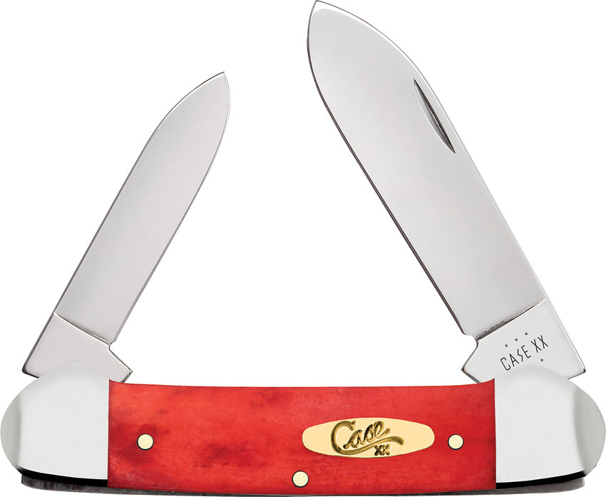 Case Cutlery Canoe Dark Red Bone