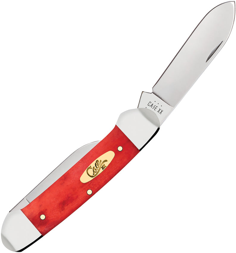 Case Cutlery Canoe Dark Red Bone