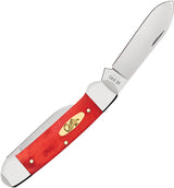 Case Cutlery Canoe Dark Red Bone