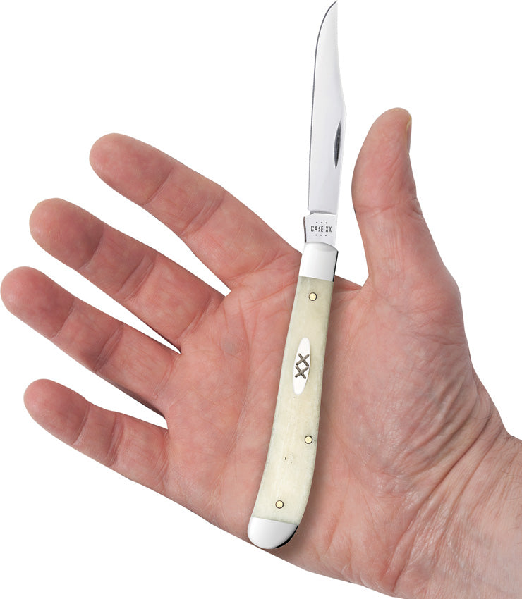 Case Cutlery Natural Bone Slimline Trapper