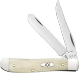 Case Cutlery Mini Trapper Natural Bone