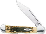 Case Cutlery Mini Copperlock Amber Bone