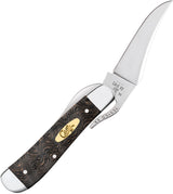 Case Cutlery Black Curly Oak RussLock® (719